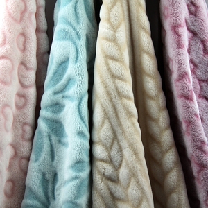 Phổ Biến Nhất Nhà Dệt May, Ném Gối Bông Polyester Giản Dị Dệt Kim Đồng Bằng Nhuộm Siêu Mềm Flannel Áo Vải/ - Product Image 6