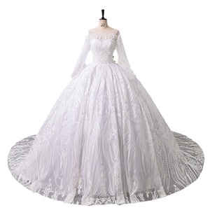 AL1806 2024 Vente chaude Robe de mariée personnalisée en dentelle, Robe de mariée blanche élégante, Robe de bal, Robe de mariée <span class=keywords><strong>civile</strong></span> - Product Image 5