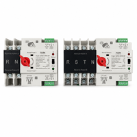 Commutateur de transfert automatique (ATS) AC direct usine 16A 20A 25A 32A 40A 50A 63A 80A 100A 2P 3P 4P 400V – Commutateur de commutation double alimentation