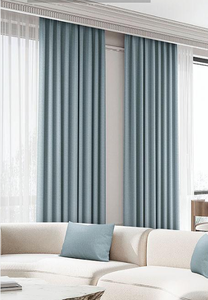 Elegante Tenda Oscurante Comfort Wave in Poliestere/Lino, Design Ecologico e Moderno per Soggiorno - Product Image 3