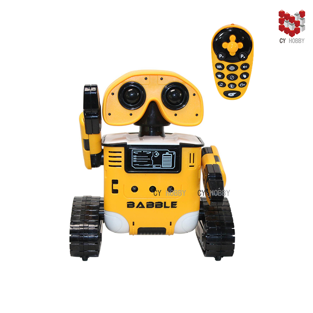 Educational Remote-Controlled Robot for Kids Plastic Light and Sound Feature