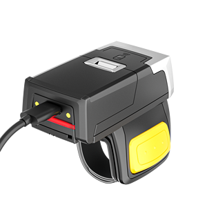 Henex H500เครื่องสแกนบาร์โค้ดแบบสวม1D/2D เครื่องอ่านบาร์โค้ดวงแหวน NFC BT 600mA แบตเตอรี่เปลี่ยนได้ง่ายสำหรับโลจิสติกโครงการ - Product Image 5