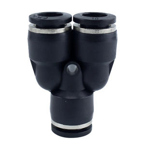 Réducteur PU/PY/PE4 6 8 10 12 PG/PW6-4 Raccord rapide pour tuyau pneumatique en laiton/cuivre/plastique, raccord en T droit - Product Image 1