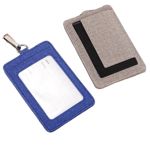 ดีไซน์ใหม่ ขายดี สายคล้องบัตรแบบเรียบง่าย พร้อมซองใส่บัตร/ใบรับรอง สายสั้น - Product Image 1