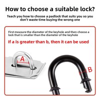 Cadenas Quxing domestique anti-pluie 70 mm, résistant aux éclaboussures et à la rouille, pour bureaux, dortoirs, boîtes de compteurs électriques, entrepôts, grand format