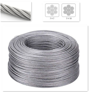 Câble métallique en acier inoxydable de qualité supérieure 304 7x7 1.5mm 2mm 3mm <span class=keywords><strong>4mm</strong></span> 5mm - Product Image 5