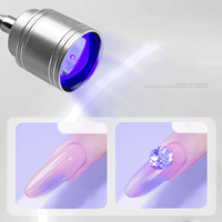 Lampe UV LED pour ongles en gel, sécheuse à ongles, lumière pour vernis 360 °   Lampe à pince flexible à col de cygne pour manucure à domicile et salon, 365 nm, séchage rapide, durcissement rapide