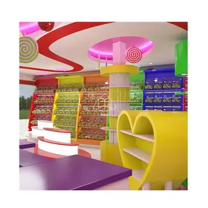 Wonderful Wood Candy Stand Display Shelves For Candy Store Sweets Display Counter Shop Confectionery Display