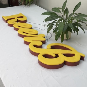 Panneau publicitaire LED 3D personnalisé en acrylique pour extérieur/intérieur, à fixer au mur, avec plusieurs couleurs pour les bureaux et les magasins - Product Image 5