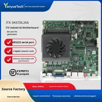Intel Generasi ke-6 6100u Generasi ke-7 7200u Mini Itx Industrial Motherboard Jaringan Ganda I3/i5/i7 CPU All-in-One ITX SATA
