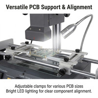 Station de retravaillage BGA IR6500, machine de soudage et dessoudage infrarouge pour la réparation de puces de carte mère d'ordinateur portable et la maintenance électronique