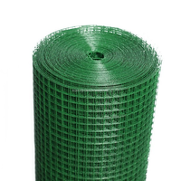 Grillage soudé 3D courbé en PVC argenté de 1,83 m x 0,91 m, anti-corrosion, pour enclos à lapins et poulets, et protection d'arbres
