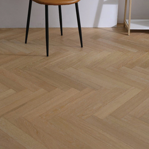 Brushed Matte Oak <b>Engineered</b> <b>Flooring</b> For Modern Living Room Bedroom Commercial Project Installation - Product Image 3