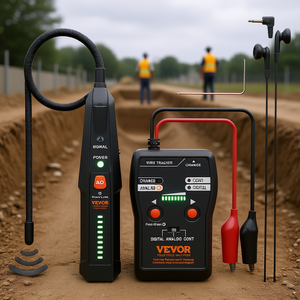 Vevor Underground Cable Locator 6.5 Ft Depth 3280 Ft Length <b>Wire</b> Tracer Break <b>Detector</b> With Earphone - Product Image 2