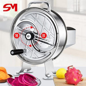 <span class=keywords><strong>De</strong></span> baja intensidad <span class=keywords><strong>de</strong></span> trabajo vegetales patata crujiente forma redonda cortadora Manual fruta <span class=keywords><strong>cortador</strong></span> - Product Image 3