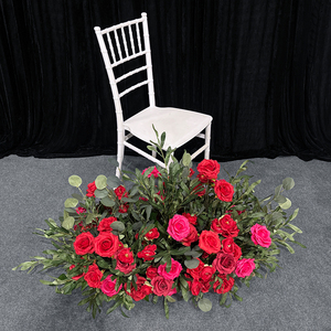 Promise Glamorous Sequined Artificial Flower Runner for Red Carpet Events and VIP Celebrations - Product Image 4