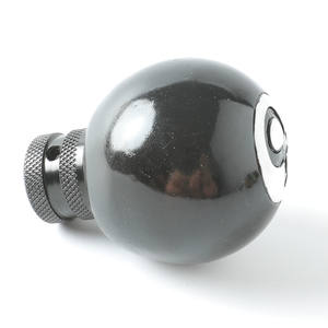 Kenop Pemindah Gigi Bola Billiard 8 Delapan Kolam, Hitam dengan Adaptor Universal Kendaraan AT/MT Kepala Tuas Pemindah Gigi - Product Image 5