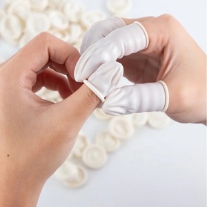 Groothandel Wegwerp Anti-Statische Oem Esd-Safe Latex Vingerbedden Leverancier Latex Vingerbedjes - Product Image 2