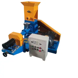 Máquina de fabricación de pellets de alimentación de peces flotante para alimentación de ganado máquina extrusora de alimentación de peces