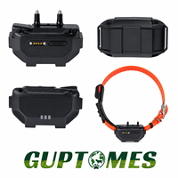 GUPTOMES Collar de Posicionamiento GPS 4G LTE para Mascotas, Sistema de Valla para Perros - Sistema de Alerta Geolocalizada, Estuche de Carga Magnético
