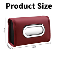 Nouvelle boîte à mouchoirs universelle pour voiture, boîte de rangement multifonctionnelle pour accoudoir de voiture, boîte de rangement pour voiture
