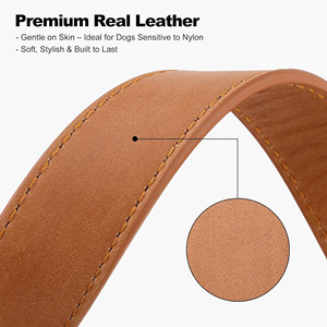 Collar de Cuero Premium <span class=keywords><strong>para</strong></span> Perro, Hebilla de Liberación Rápida de Metal Resistente, Collar Ajustable y Suave <span class=keywords><strong>para</strong></span> <span class=keywords><strong>Perros</strong></span> Pequeños, Medianos y Grandes - Product Image 6