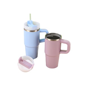 Borge 14oz Macaron màu bột trẻ em Tumbler cup thép không gỉ du lịch Mugs với xử lý cho khắc laser - Product Image 5
