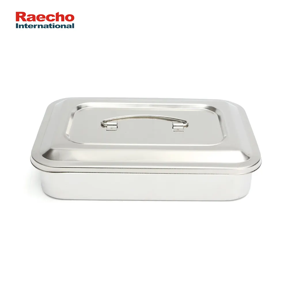 Medical Surgical Instrument Containers Stainless Steel Disinfection Box