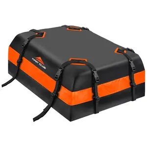 Waterproof Car Top Carrier Bag 600D Pvc Car Roof Cargo Bag Suv Roof Rack Bag