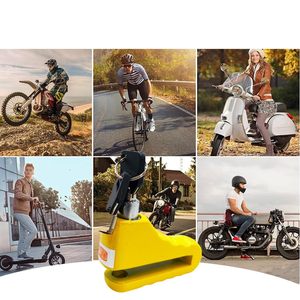 Motorcycle Disc <b>Lock</b> Metal 120cm Orange Memory <b>Cable</b> Automatic Closure Bicycle Security - Product Image 6