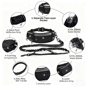 Correa de Cintura para Mascotas de Nailon Suave y Reflectante, de Alta Elasticidad, para Perros Medianos, Superventas - Product Image 2