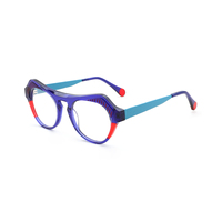 Monturas Ópticas de Acetato Premium para Mujer, Estilo Vintage Ojo de Gato, Transparentes, Gafas de Lectura de Color, Lentes de Moda al por Mayor