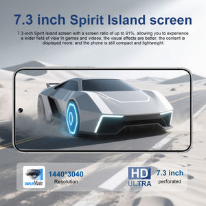 Téléphone Vidéo 5G A56 avec Grande Mémoire 16 Go + 1 To, Écran 7,3 Pouces et Déverrouillage Facial et par Empreinte Digitale - Product Image 3