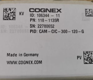 Caméra d'inspection industrielle GigE Cognex CAM-CIC-300-120-G neuve et originale - Product Image 1