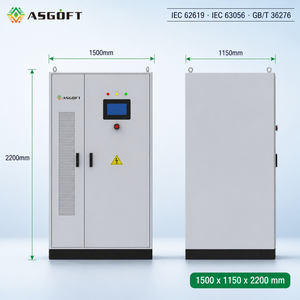 Sistema de Almacenamiento de Energía con Batería Todo en Uno ASGOFT 258kWh 125kW C&I ESS con BMS PCS EMS, Gabinete de Almacenamiento de Energía Comercial - Product Image 2