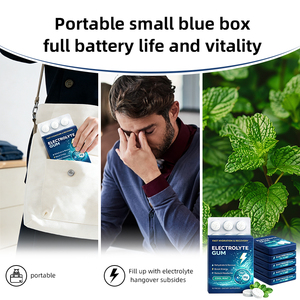 Goma de Mascar con Electrolitos, Suplemento Rápido de Sodio, Potasio y Magnesio, Favorece la Rehidratación, Alivia el Cansancio - Product Image 3