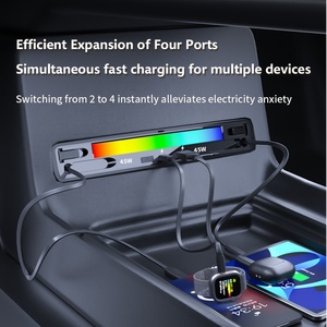 2024-2025 Car Modification Upgrade Car <b>Charger</b> Wired Fast Charging Docking Station Suitable for Xiaomi Su7/Ultra - Product Image 6