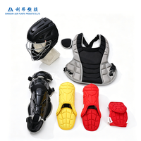 Ensemble de protection pour le baseball : casque intégral, protège-poitrine, protège-jambes, protège-coudes, équipement de sécurité sportive