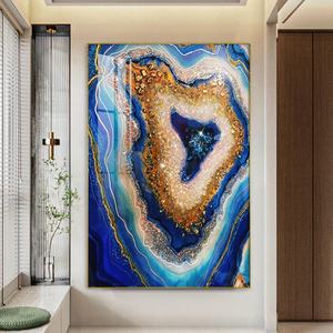 Decoración de Pared Islámica Personalizada, Impresión HD Atmosférica de Alta Gama, Decoración de Entrada, Arte Mural, Pintura de Porcelana de Cristal con LED - Product Image 5