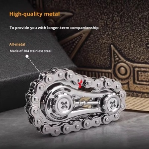 Modelo personalizado Metal <span class=keywords><strong>bicicleta</strong></span> cadena Fidget <span class=keywords><strong>Spinner</strong></span> grande pequeño engranaje con Spinning Anti-Stress Relief juguete para niñas - Product Image 3