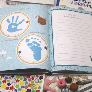 Livre d'enregistrement mémoire de croissance pour nouveau-né, imprimé A4, 38 feuilles, 76 pages, album photo - Product Image 2