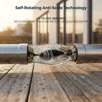 Nouvel appareil anti-calcaire autonettoyant à fonctionnement continu Heliscour avec composite polymérique breveté pour système de refroidissement de centrale GNL