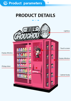 Distributeur automatique de snacks et de boissons en acier inoxydable rouge pour l'extérieur, le plus vendu, avec auvent, lecteur de cartes, accepteur de billets et de pièces