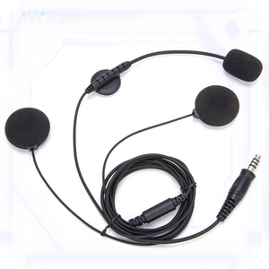 Casque radio noir à double haut-parleur, son amélioré, prise 7,1 mm pour radio bidirectionnelle Baofeng UV5R UV5RA - Product Image 4
