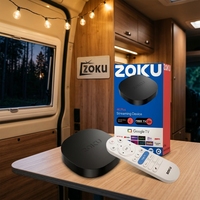 Boîtier TV portable ZOKU C5 RK3518 Quad-core Android 14.0, prend en charge la 4K, télécommande vocale BT, home cinéma, prix d'usine