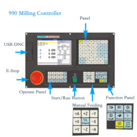 Controlador CNC de 2 Ejes para Fresadora y Torno, Similar a GSK, con Motor, Kit de Controlador CNC, Directo de Fábrica