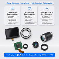 3 en 1 Android Type-C Microscope Numérique 50X-1600X de Grossissement pour l'Inspection de Pièces Monétaires, PCB et Électroniqu