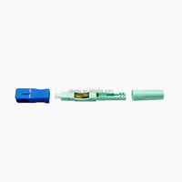 Assemblage rapide de qualité télécom faible perte d'insertion 53mm connecteur rapide à fibre optique SC APC SC UPC pour FTTH