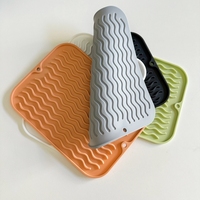 Classique résistant à la chaleur Silicone tapis de Table Rectangle étanche Pot doublures à manger Pad vaisselle maison cuisine Gadget accessoires