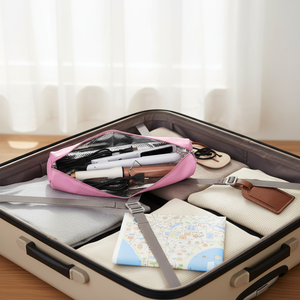 Bolsa de Viagem Portátil de <span class=keywords><strong>Nylon</strong></span> para Prancha de Cabelo e Modelador, Resistente à Água, Leve, Estojo Organizador de Maquiagem - Product Image 5